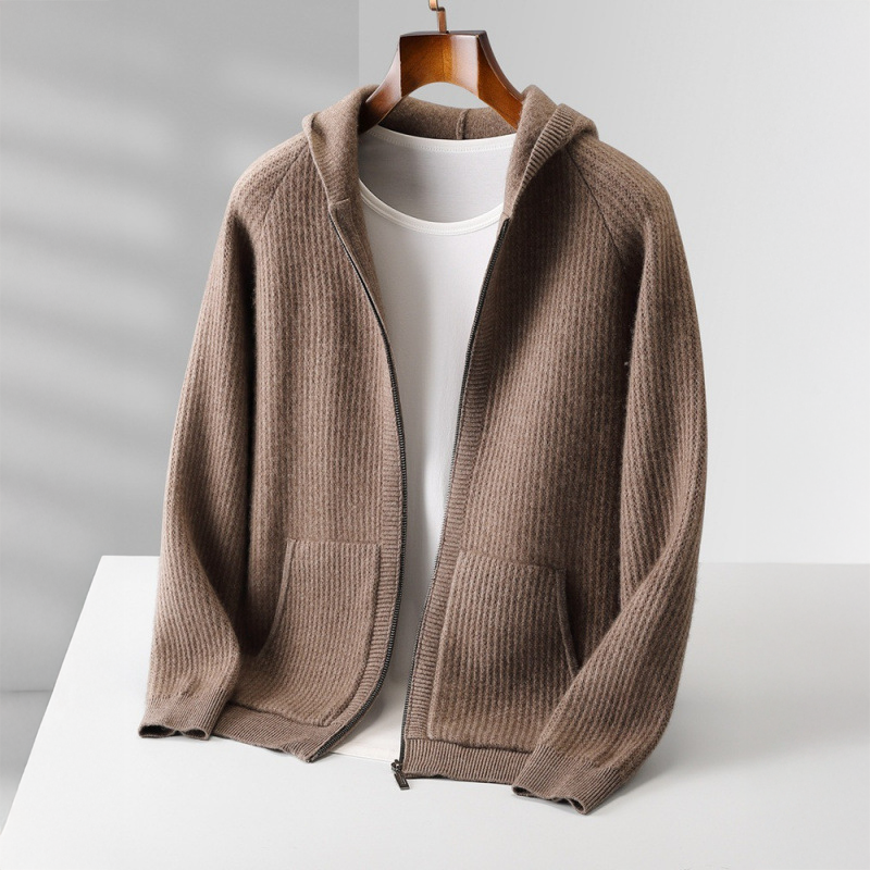 Hoodie Cachemire Noah Vue Latérale – Valenne