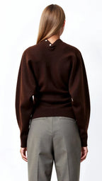 cardigan luxe discret manches longues