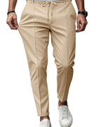 Pantalon Tissé Homme Vue Latérale – Valenne