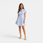 Robe Midi Été Femme Détail Boutons – Valenne