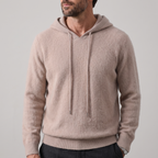 Hoodie Cachemire Homme William Bleu – Valenne