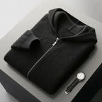 Hoodie Noah Noir Cachemire Luxe – Valenne