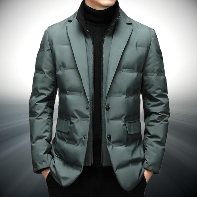 Coupe-Vent Homme Sharp Focus Gris Vert – Valenne