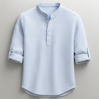 Chemise Henley Hudson Homme Bleu – Valenne