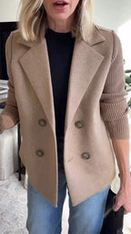 Manteau Blazer Casual Sasha Femme Col Revers – Valenne