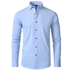 Chemise Extensible Homme Bleu Clair – Valenne