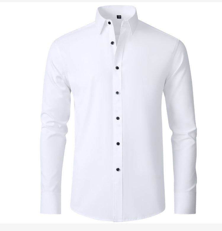Chemise Fonctionnelle Extensible Homme Blanc – Valenne