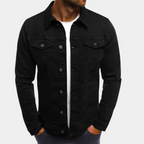 Veste Denim Trucker Homme Noir – Valenne