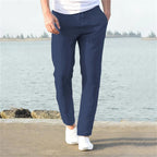 Pantalon Lin Homme Détail Cordon Poche – Valenne