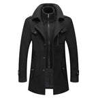 Manteau Felix Noir Homme Vue 2 – Valenne