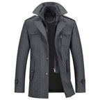 Manteau Homme Xander Gris Structuré – Valenne