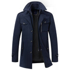 Manteau Xander Bleu Marine Homme – Valenne