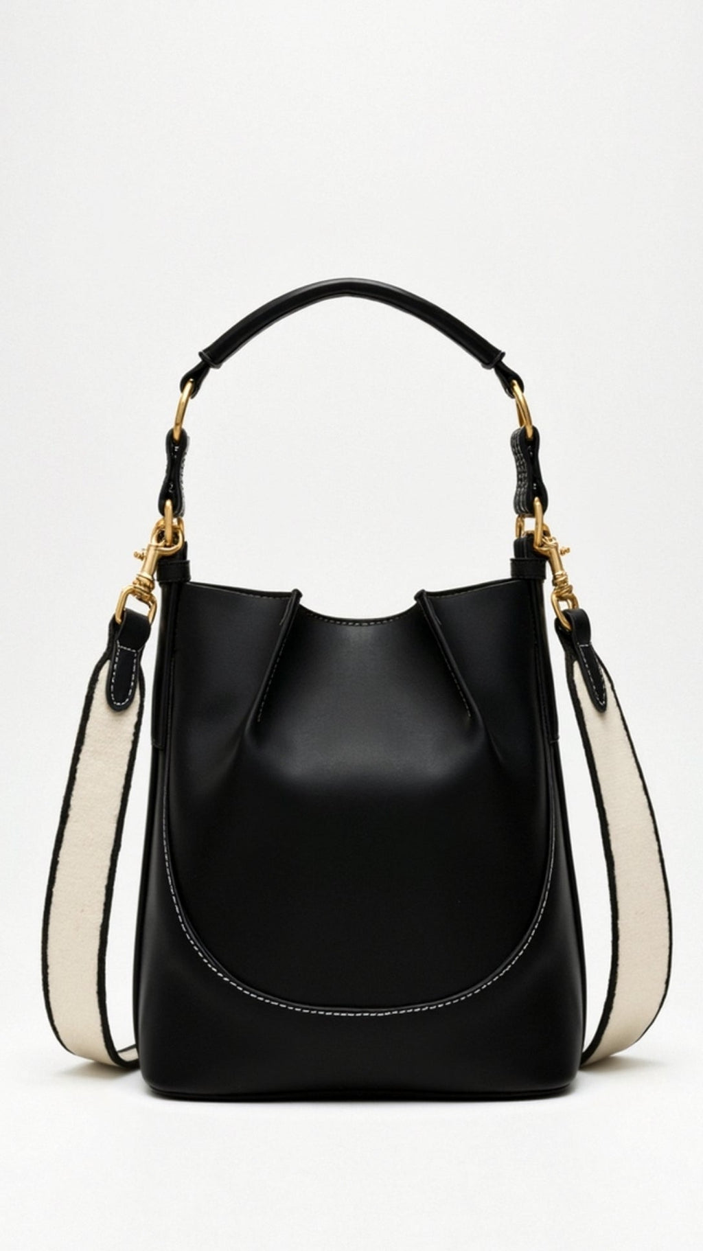 Sac Seau Bandoulière Cassia Noir – Valenne