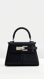 Sac à Main Claudia Poignée Noir – Valenne