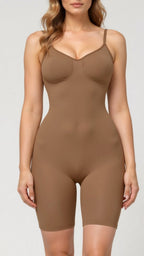 Bodysuit Gainant Mi-Cuisse Kaki – Valenne