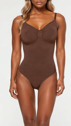 Bodysuit Sans Coutures Marron – Valenne