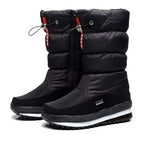 Bottes Neige Femme Noir Imperméable – Valenne
