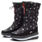 Bottes Neige Style Noir Neige – Valenne