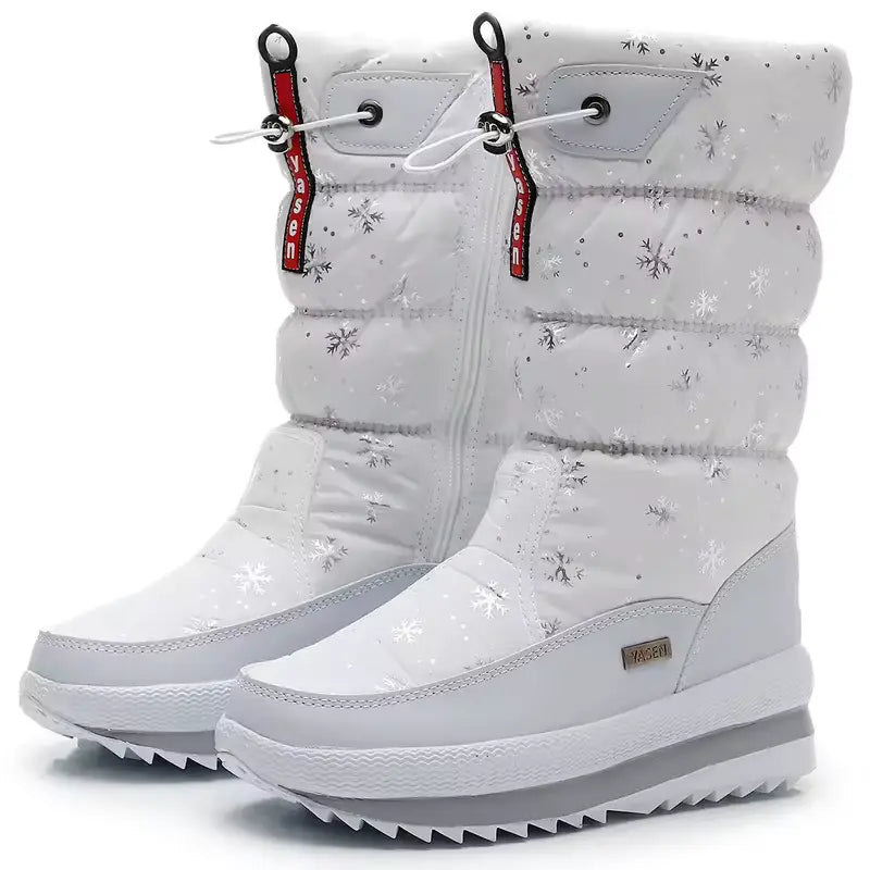 Bottes Neige Style Blanc Neige – Valenne