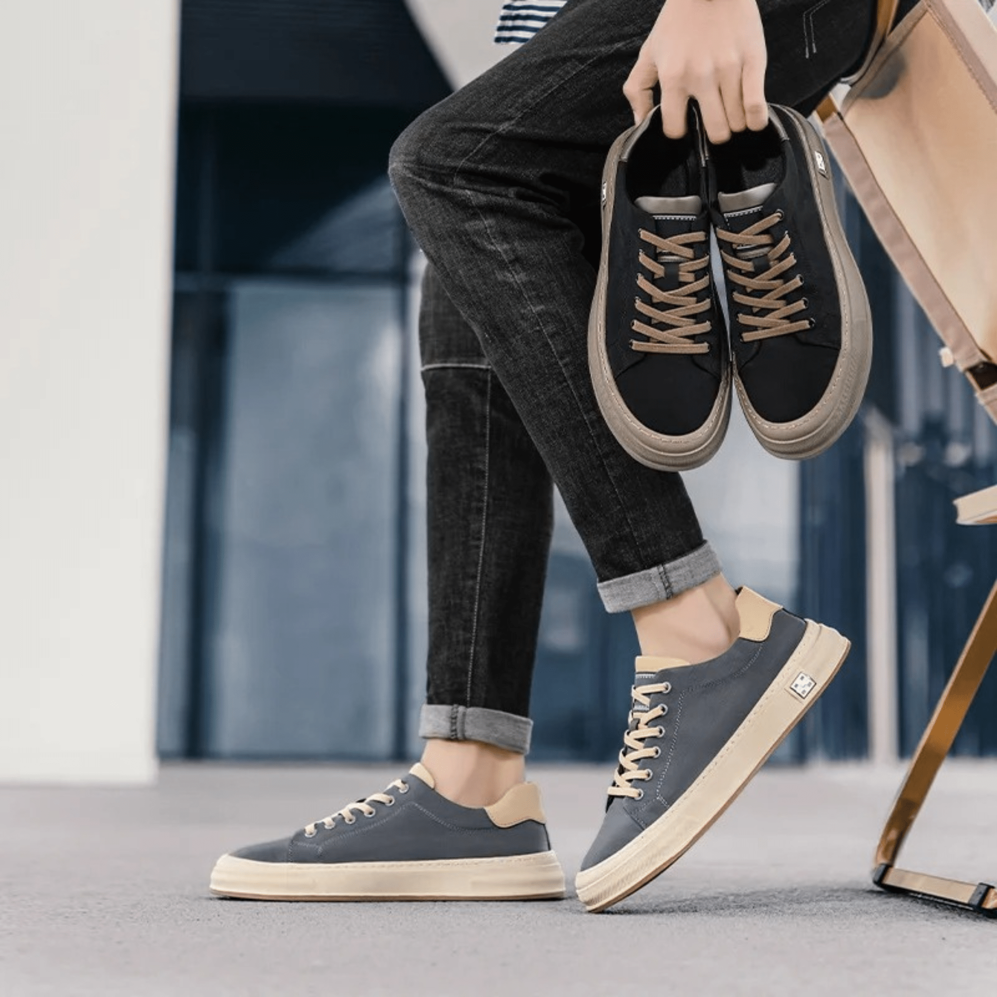Emerson Trainer Noir Obsidienne – vue dessus