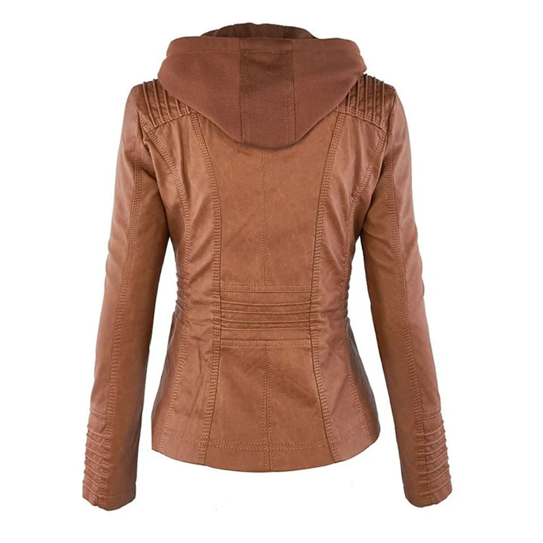Veste Moto Femme Détail Manches – Valenne