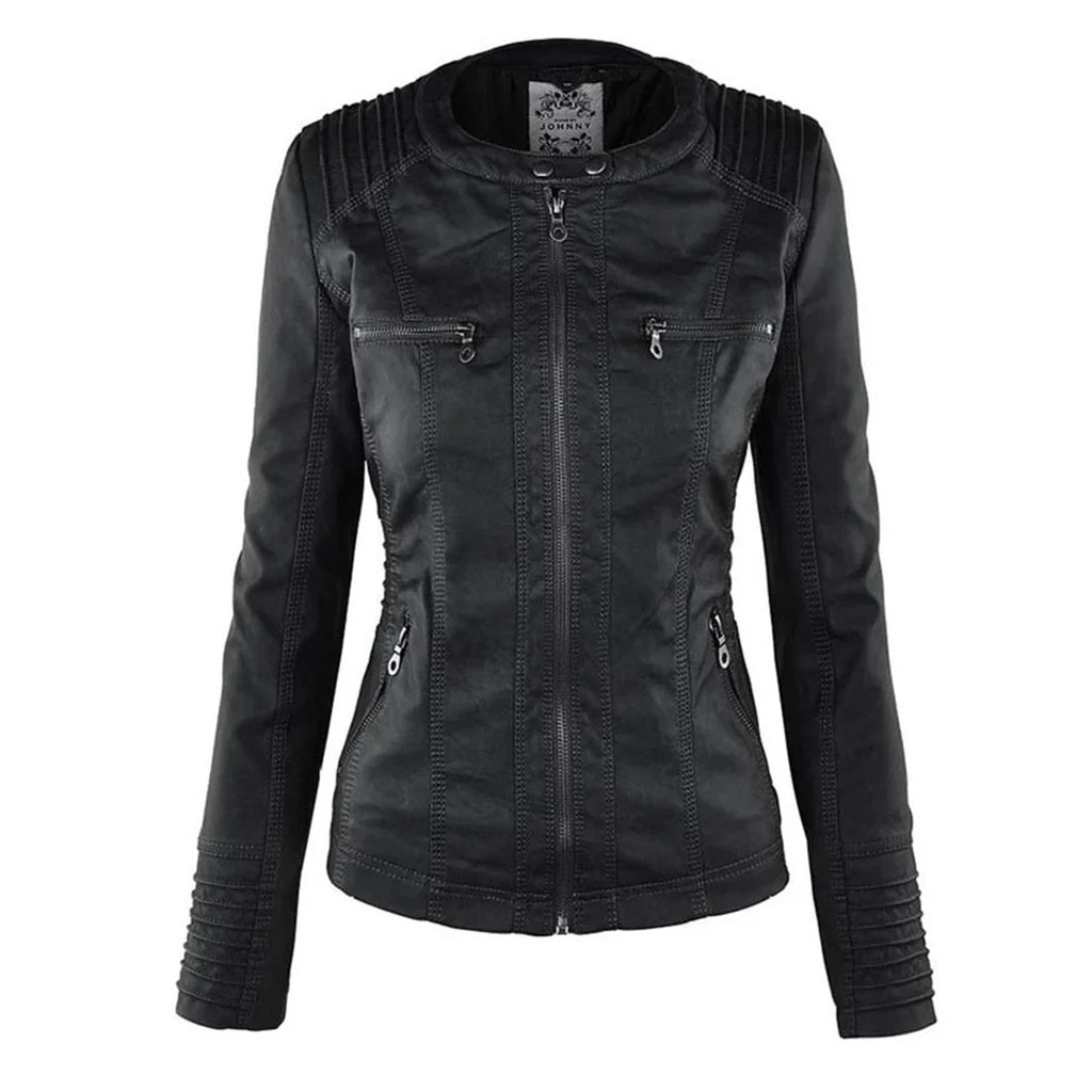 Veste Moto Cuir Capuche Lifestyle – Valenne