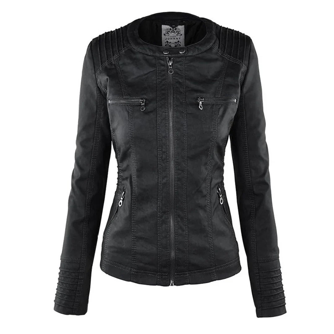 Veste Moto Cuir Capuche Lifestyle – Valenne