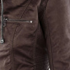 Veste Cuir Moto Femme Style Urbain – Valenne
