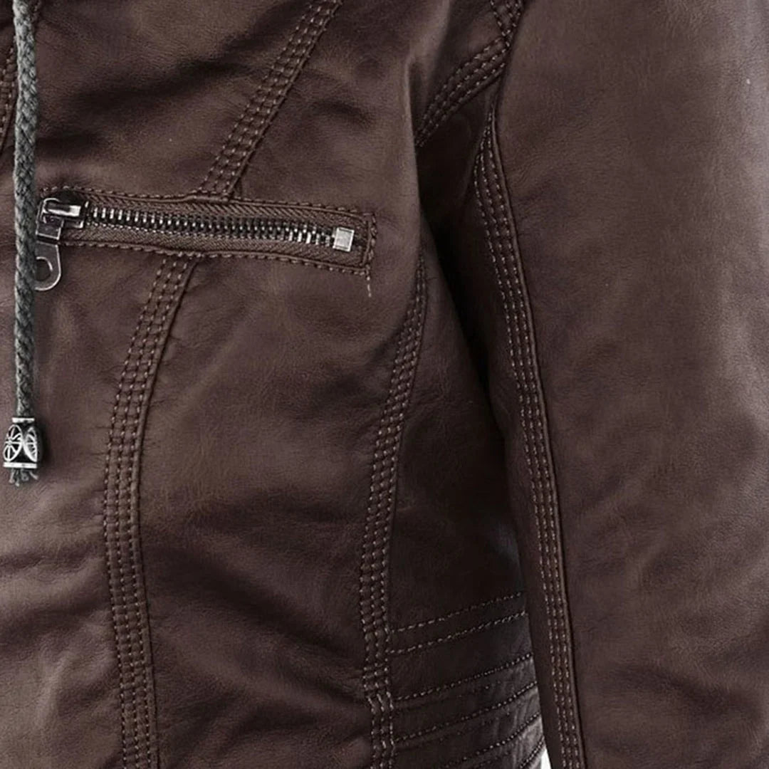 Veste Cuir Moto Femme Style Urbain – Valenne