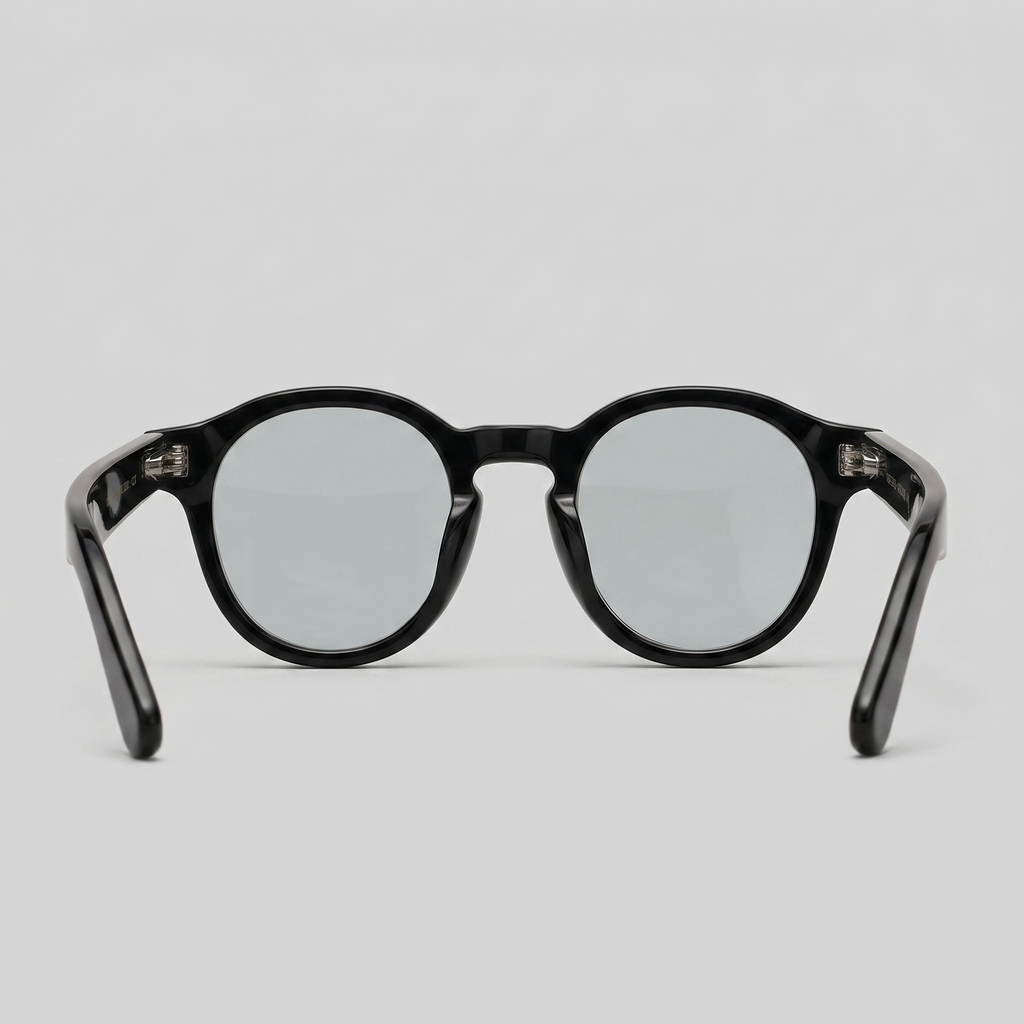 Lunettes Rondes Homme Acétate Portées – Valenne